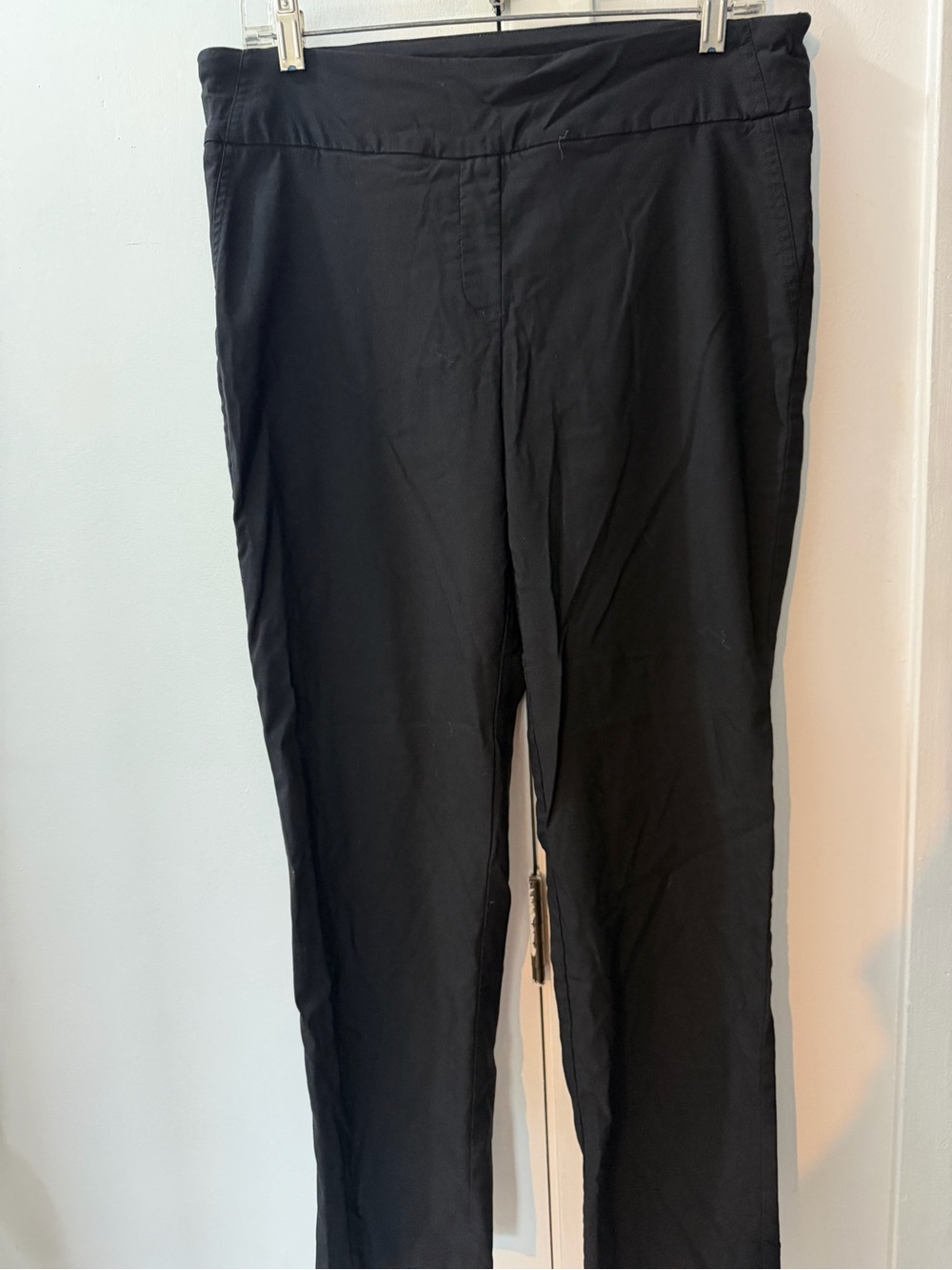 Hilary Radley Black Stretch Chinos